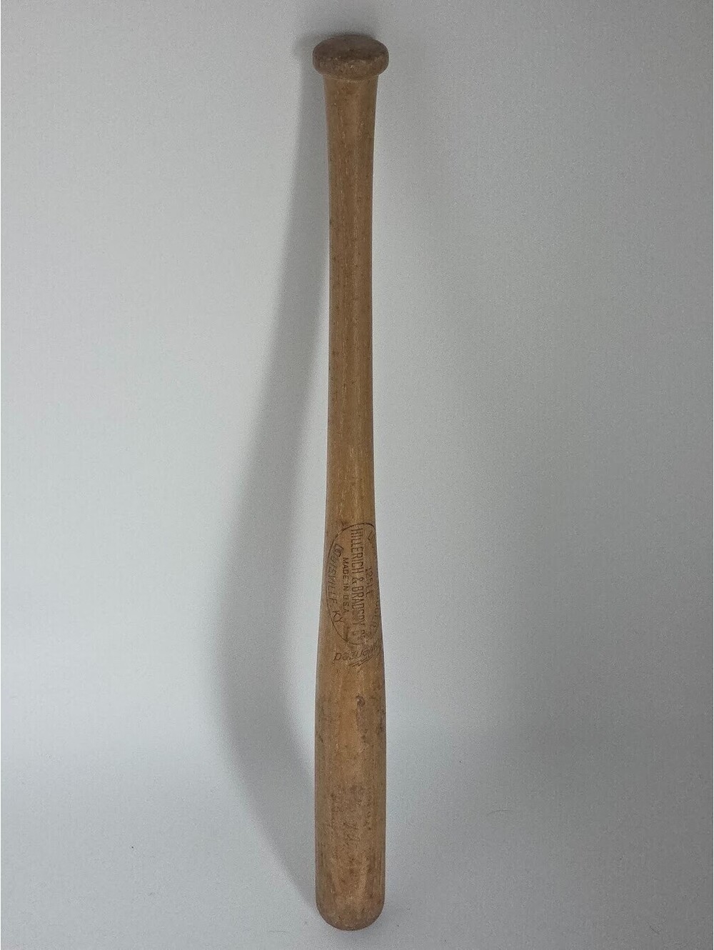 Vintage Louisville Slugger Hank Aaron Signature Model Wood Baseball Bat 28 In